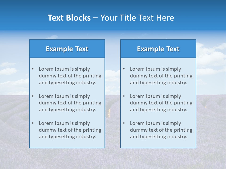 Bouquet Field Plant PowerPoint Template