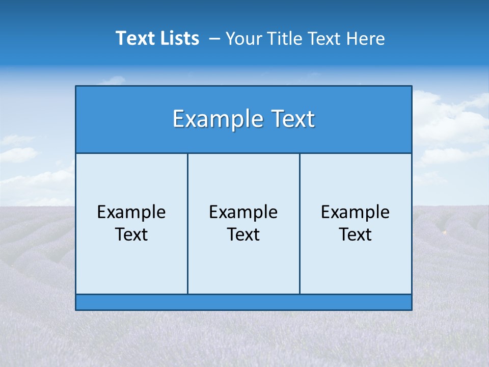 Bouquet Field Plant PowerPoint Template