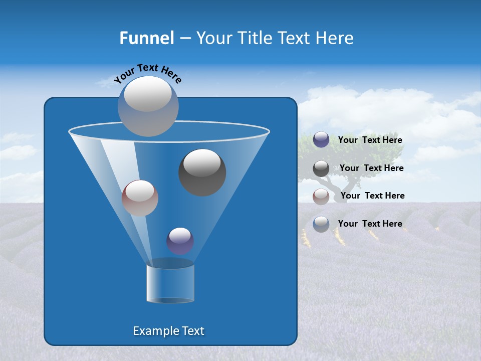 Bouquet Field Plant PowerPoint Template