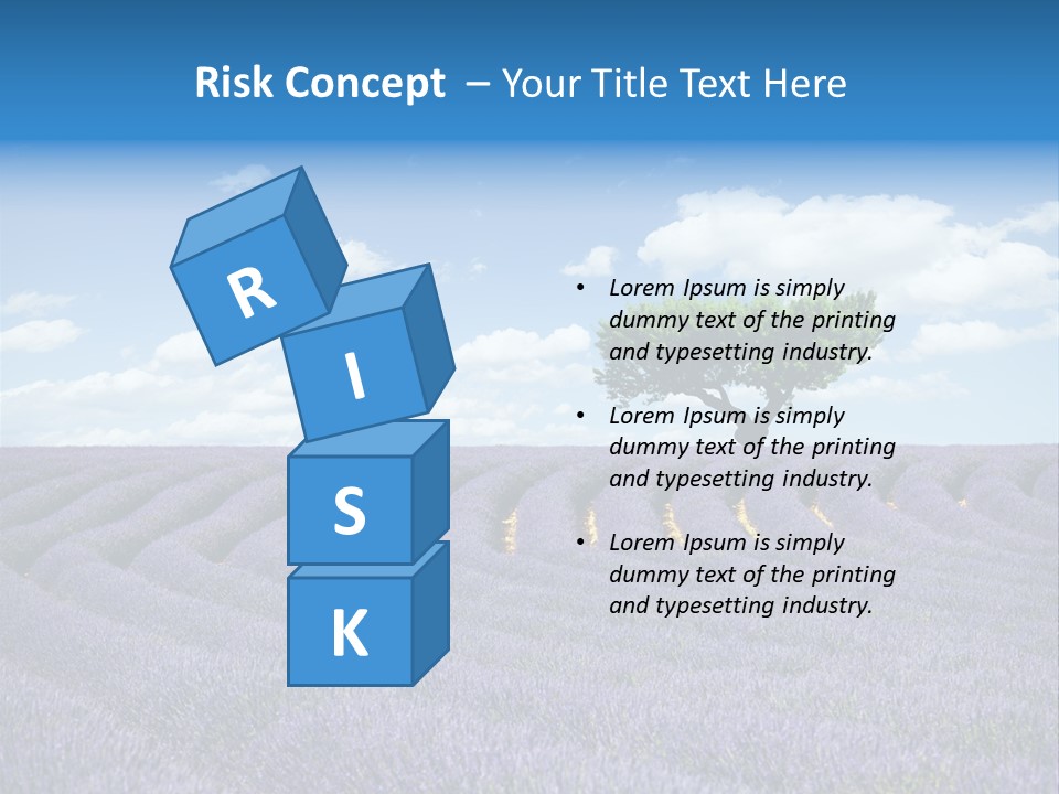 Bouquet Field Plant PowerPoint Template