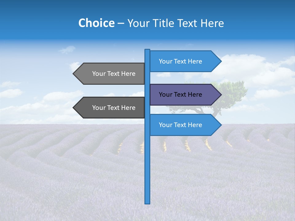Bouquet Field Plant PowerPoint Template