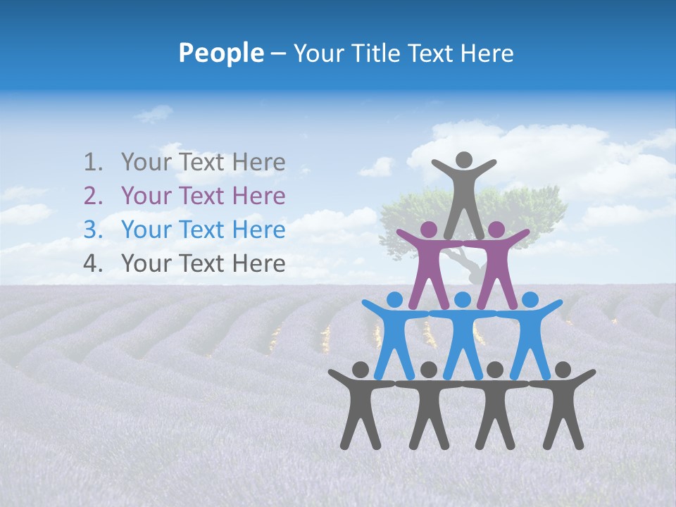 Bouquet Field Plant PowerPoint Template