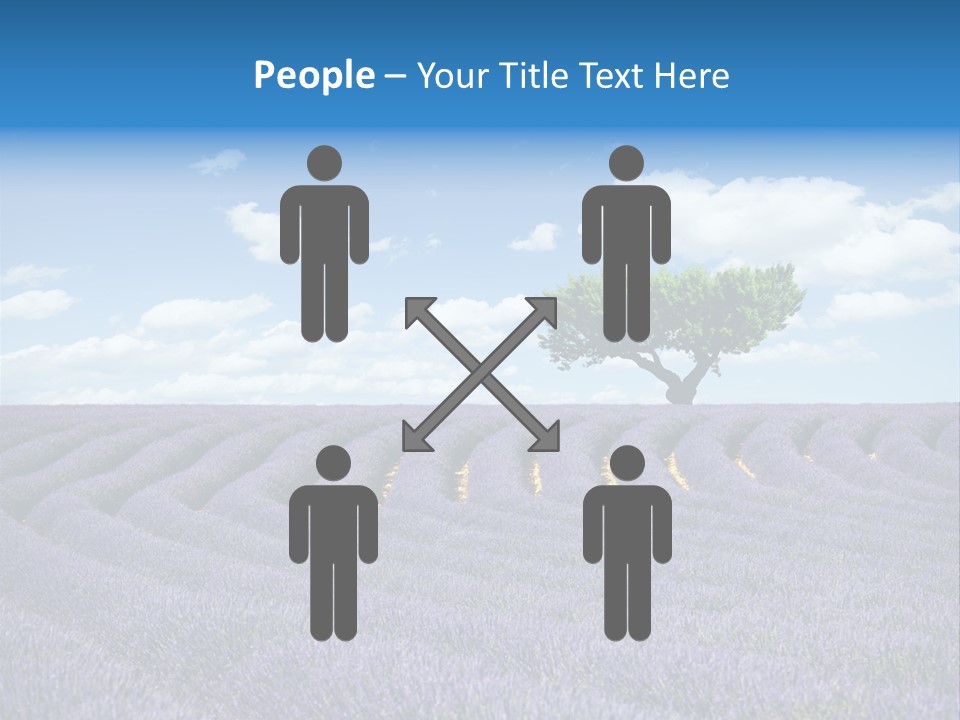 Bouquet Field Plant PowerPoint Template