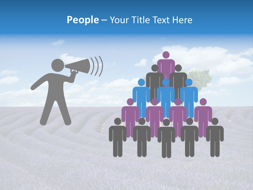 Bouquet Field Plant PowerPoint Template