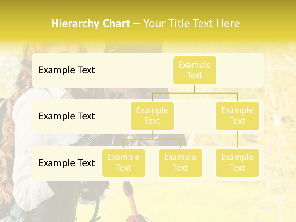 Girl Dressing Equitation PowerPoint Template