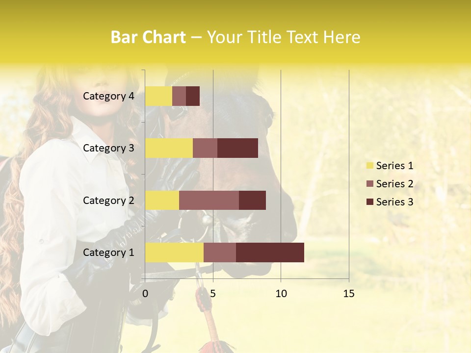 Girl Dressing Equitation PowerPoint Template