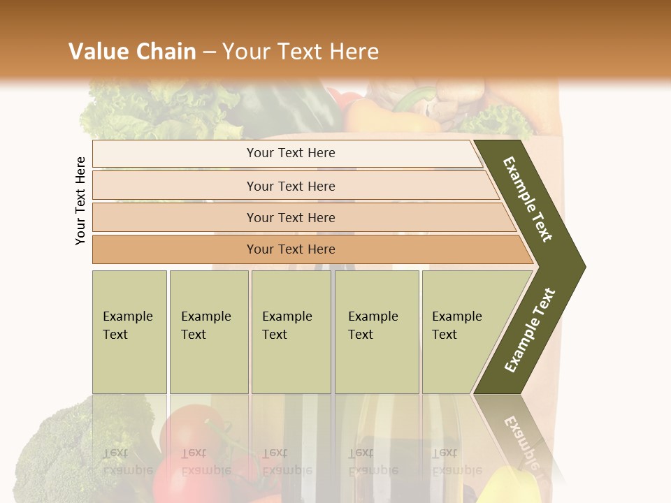 Green Vine Broccoli PowerPoint Template