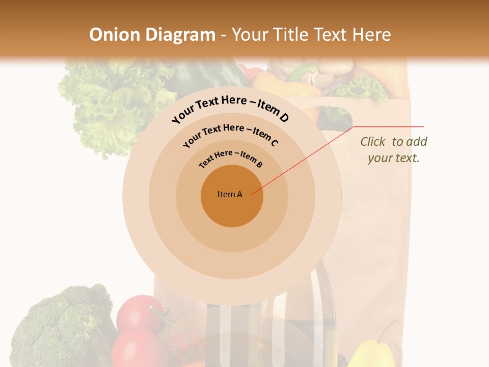 Green Vine Broccoli PowerPoint Template