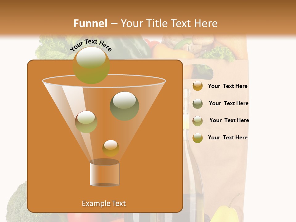 Green Vine Broccoli PowerPoint Template