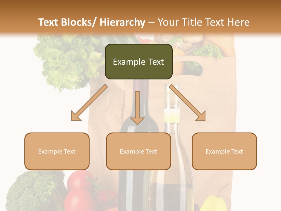 Green Vine Broccoli PowerPoint Template