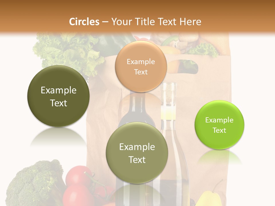 Green Vine Broccoli PowerPoint Template