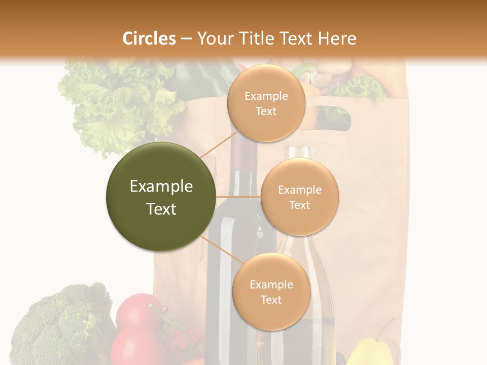 Green Vine Broccoli PowerPoint Template