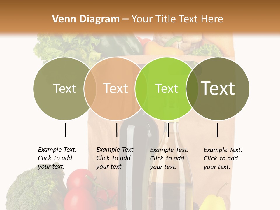 Green Vine Broccoli PowerPoint Template
