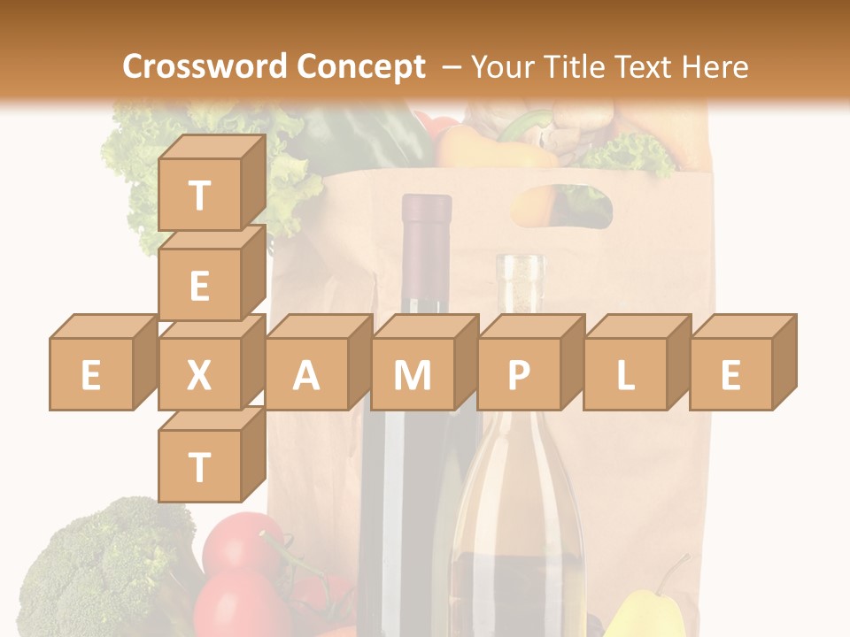 Green Vine Broccoli PowerPoint Template