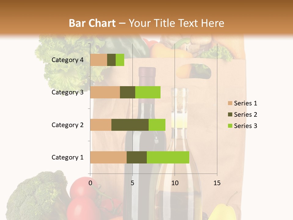 Green Vine Broccoli PowerPoint Template