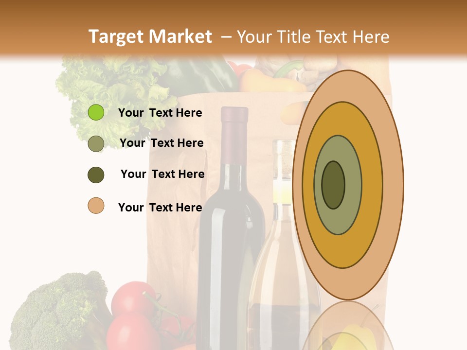 Green Vine Broccoli PowerPoint Template