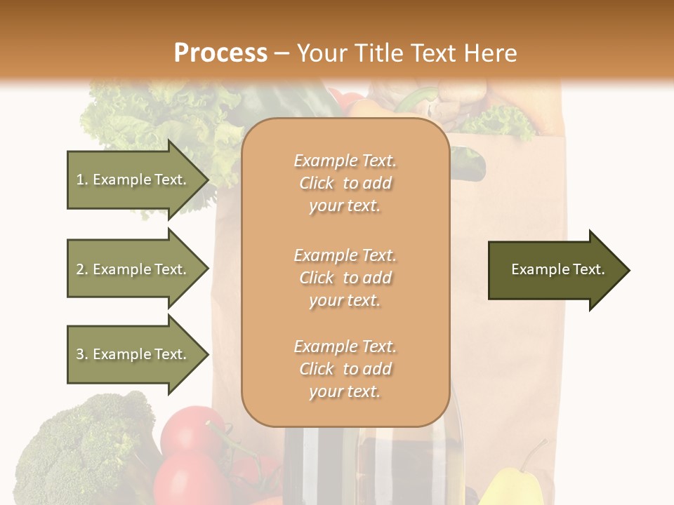 Green Vine Broccoli PowerPoint Template