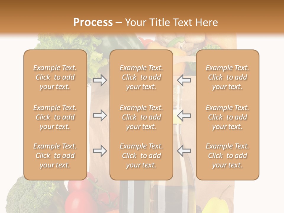 Green Vine Broccoli PowerPoint Template