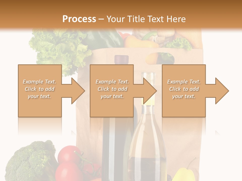 Green Vine Broccoli PowerPoint Template