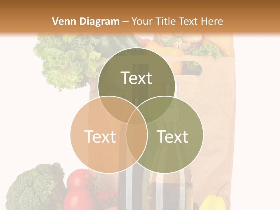 Green Vine Broccoli PowerPoint Template