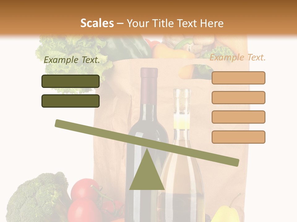 Green Vine Broccoli PowerPoint Template