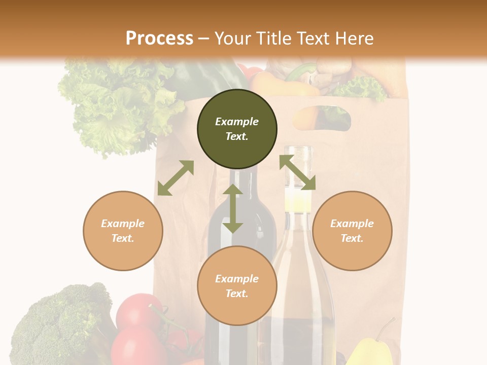 Green Vine Broccoli PowerPoint Template