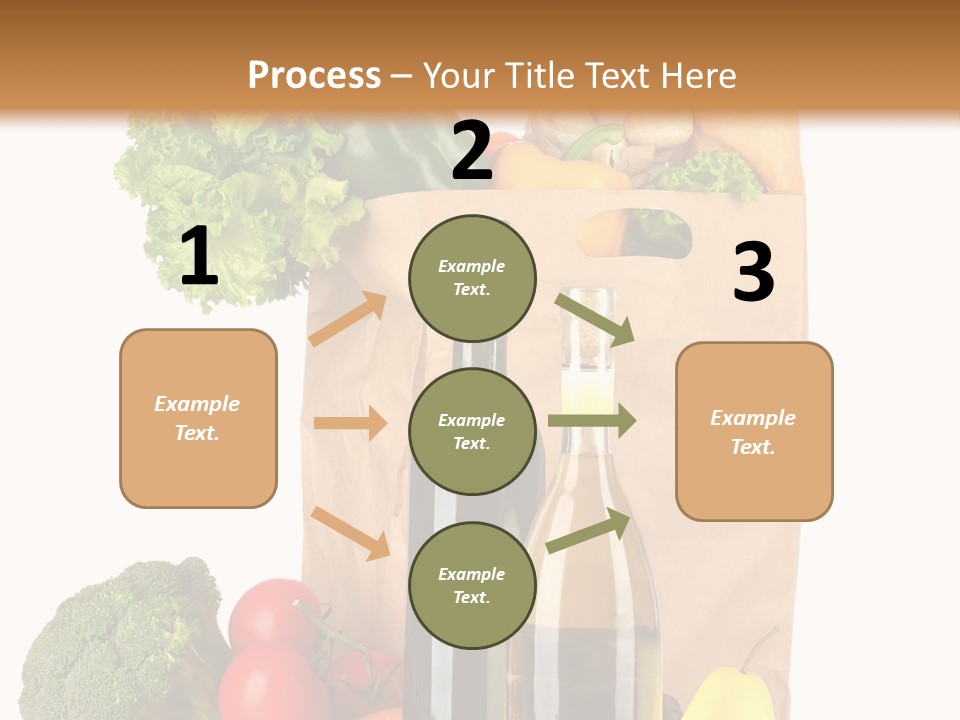 Green Vine Broccoli PowerPoint Template