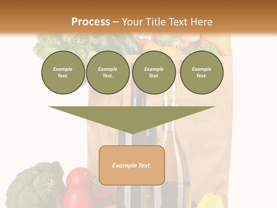 Green Vine Broccoli PowerPoint Template