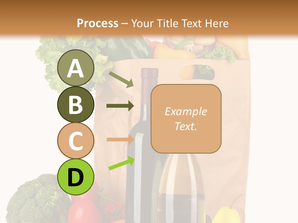 Green Vine Broccoli PowerPoint Template