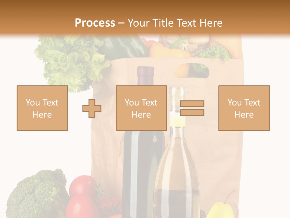 Green Vine Broccoli PowerPoint Template
