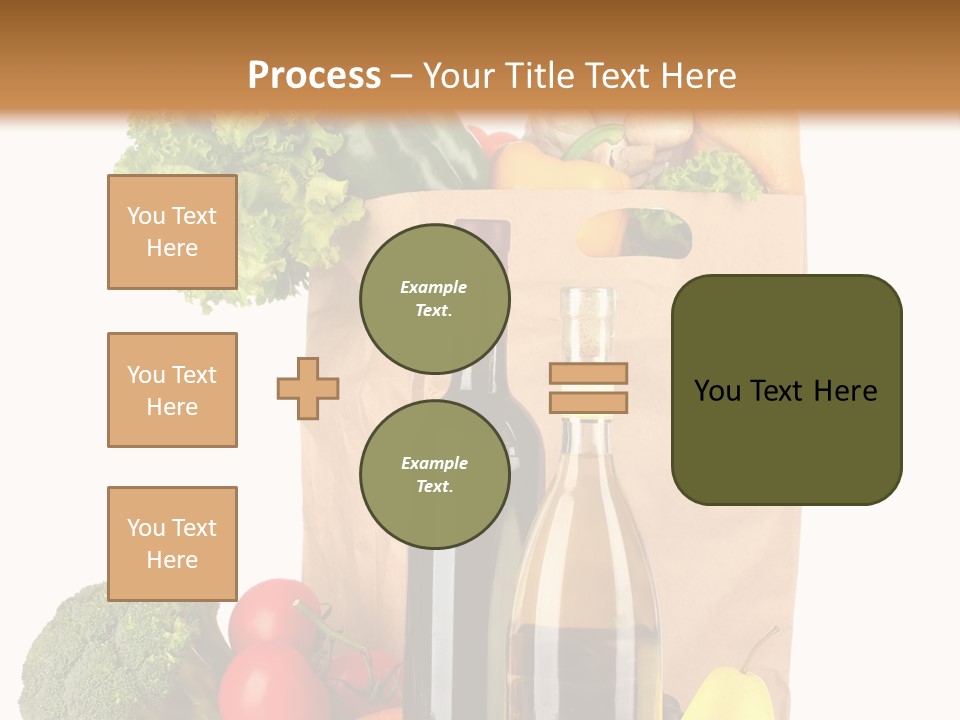 Green Vine Broccoli PowerPoint Template