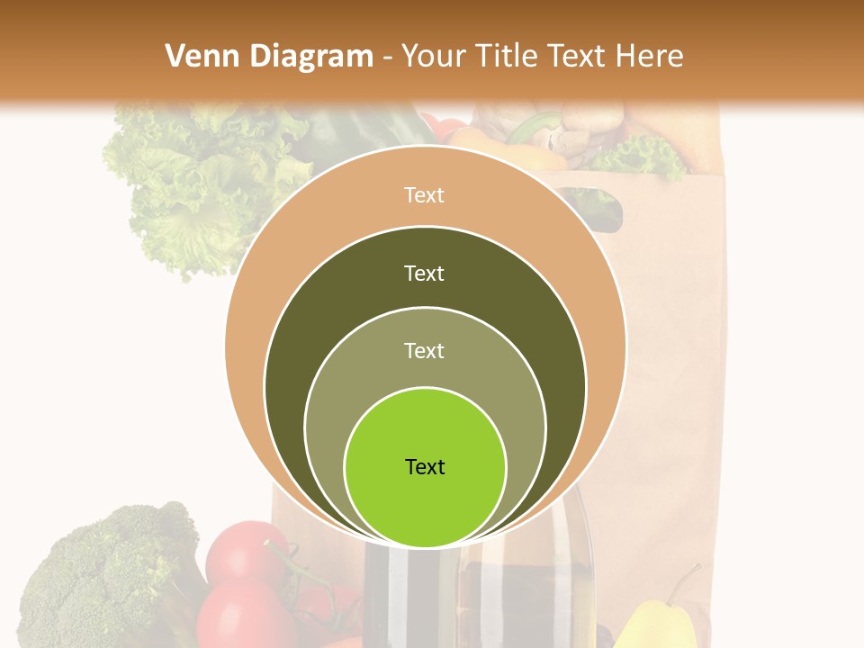 Green Vine Broccoli PowerPoint Template