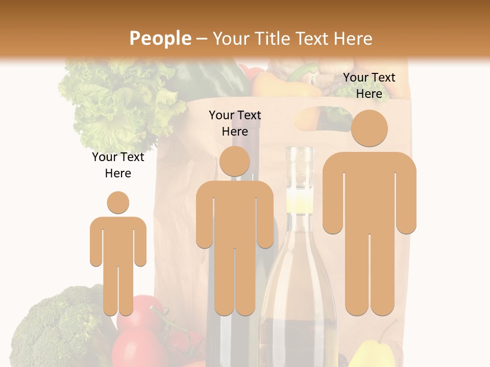 Green Vine Broccoli PowerPoint Template