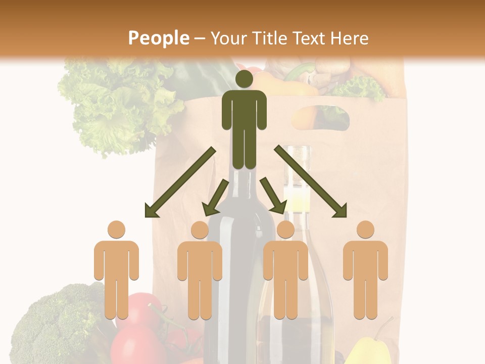 Green Vine Broccoli PowerPoint Template