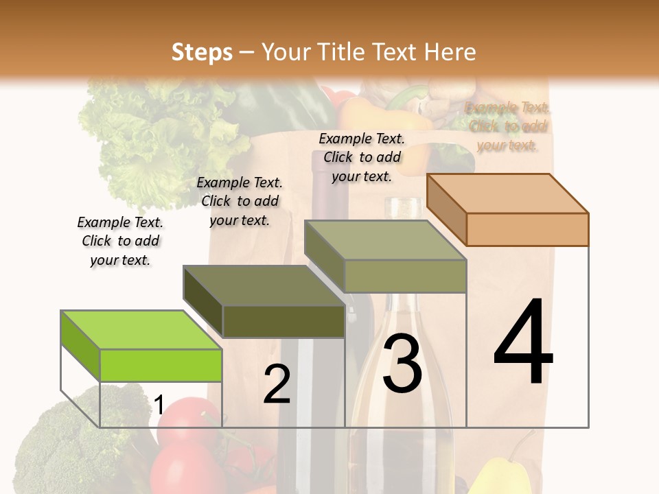 Green Vine Broccoli PowerPoint Template