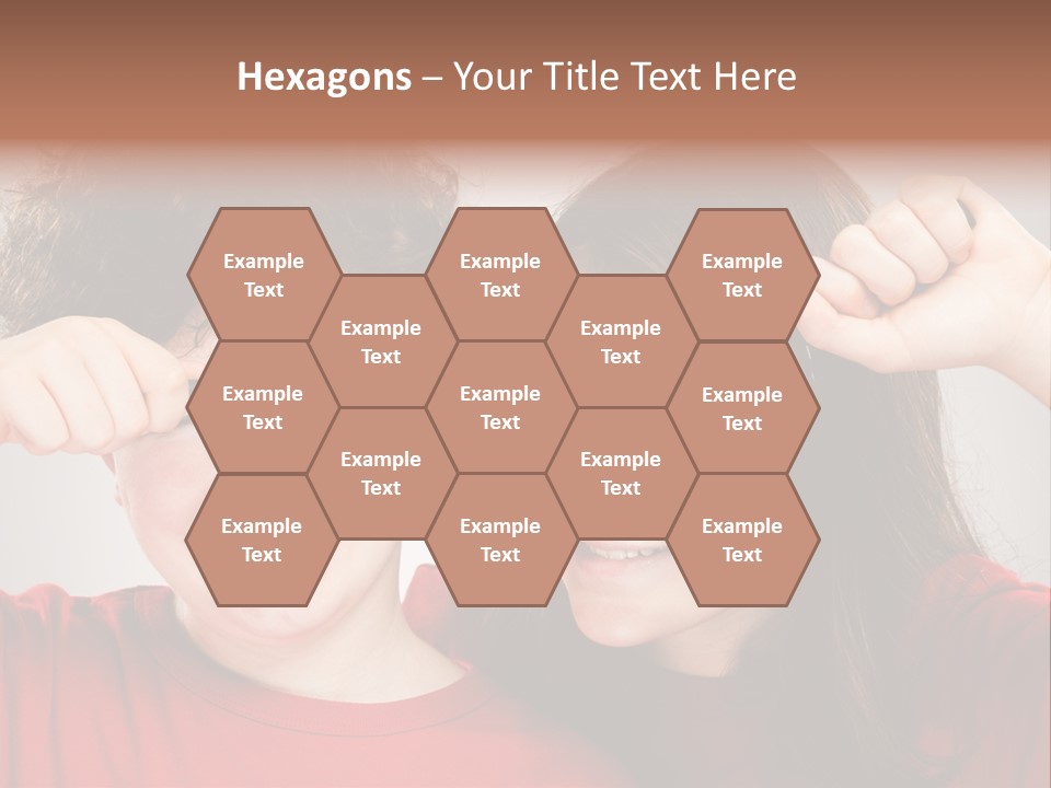 Glass Look Magnifier PowerPoint Template