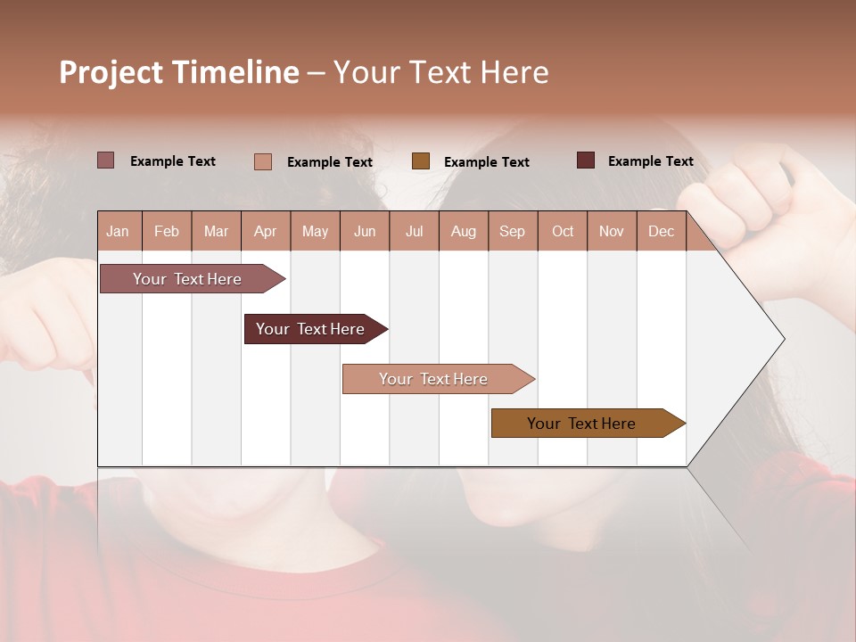 Glass Look Magnifier PowerPoint Template