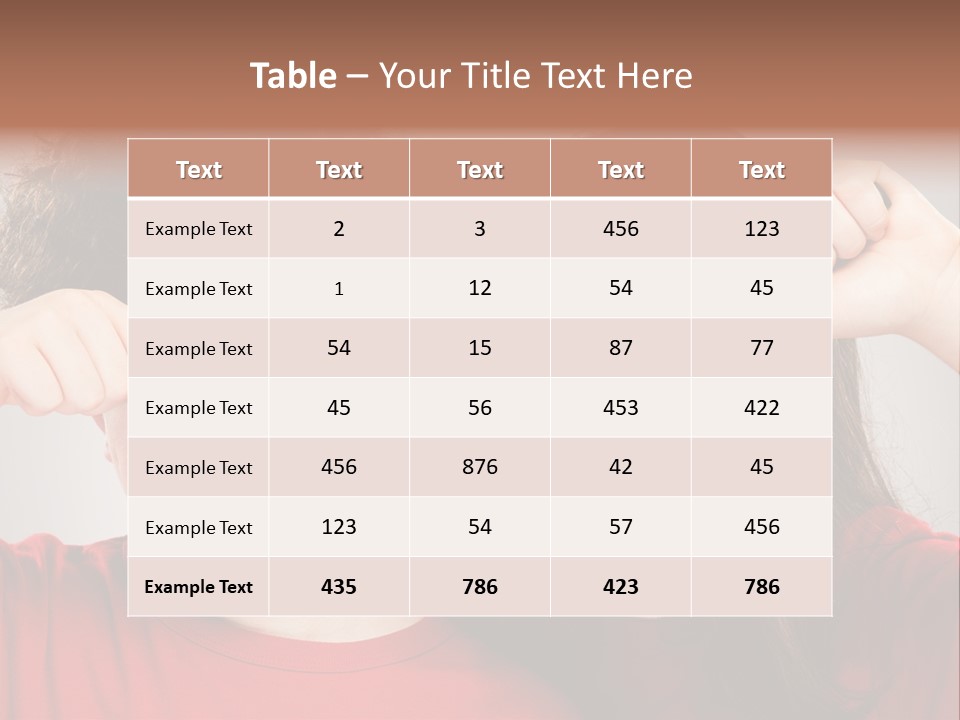 Glass Look Magnifier PowerPoint Template