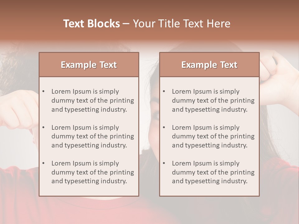 Glass Look Magnifier PowerPoint Template