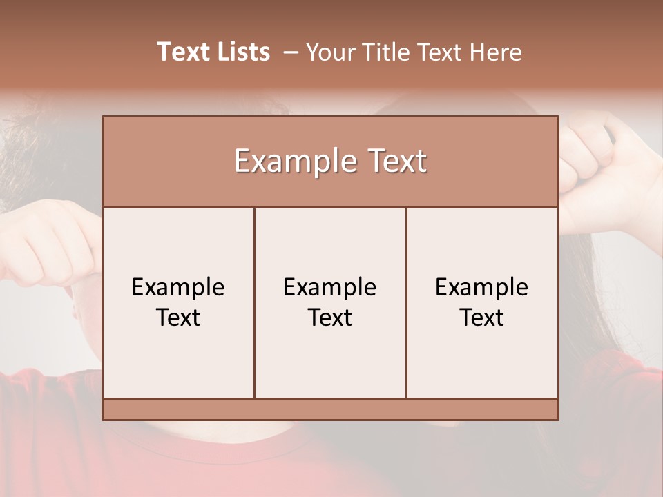 Glass Look Magnifier PowerPoint Template