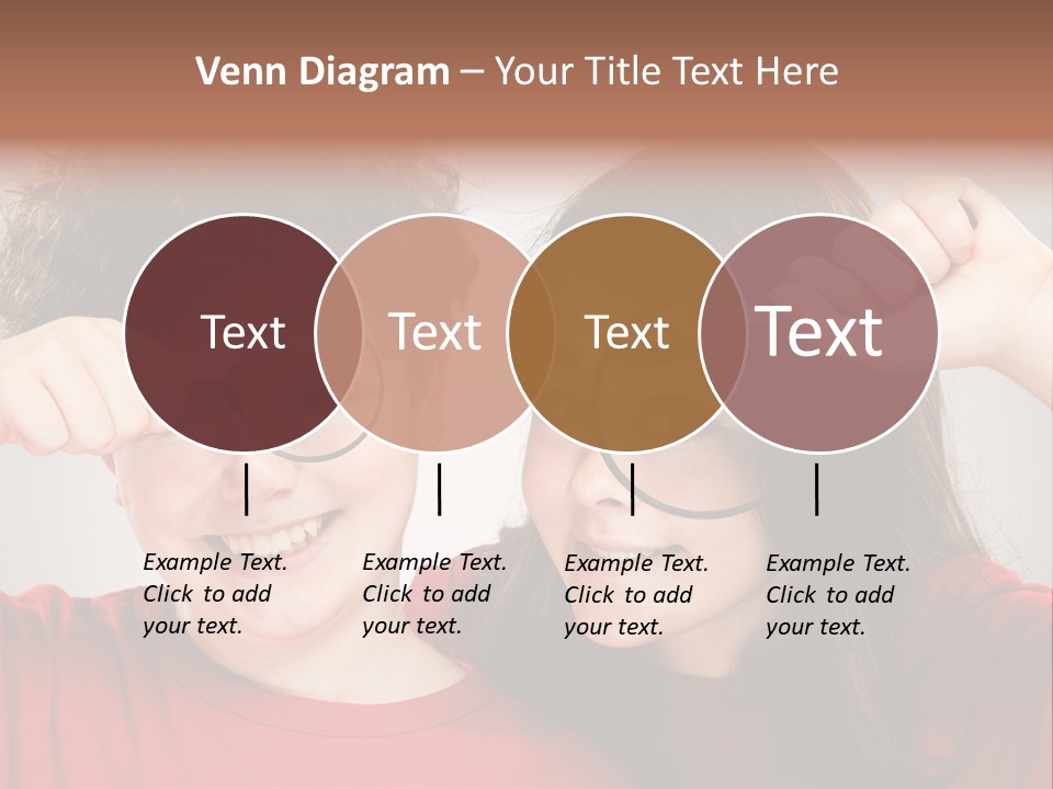 Glass Look Magnifier PowerPoint Template
