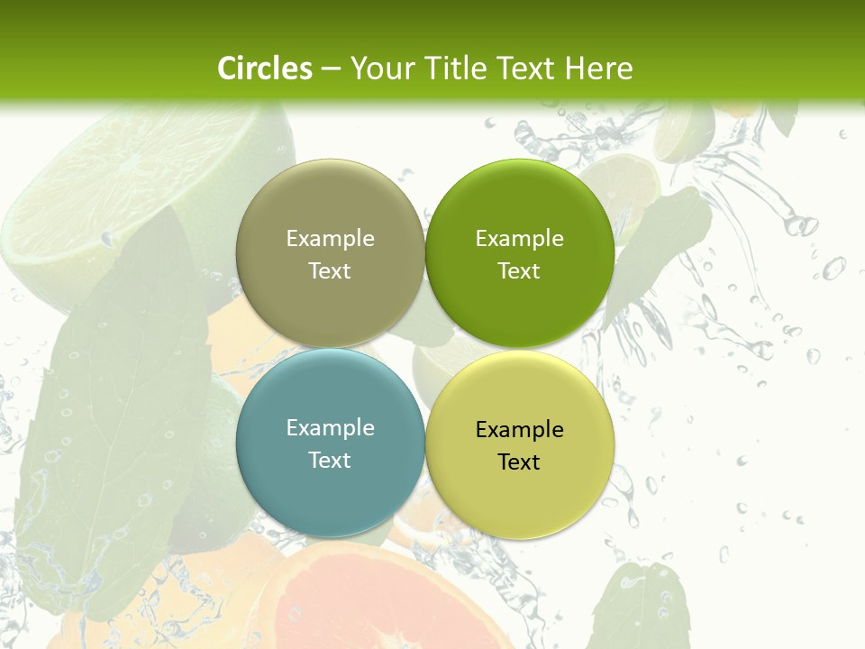 Lime Group Background PowerPoint Template