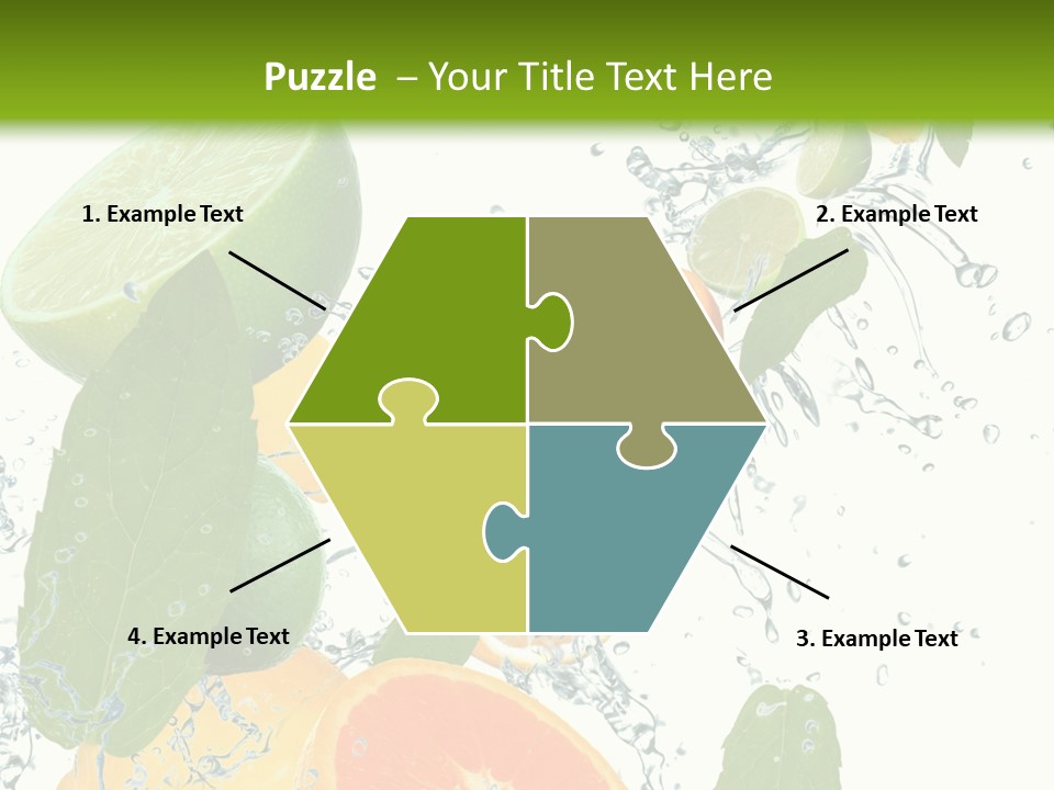 Lime Group Background PowerPoint Template