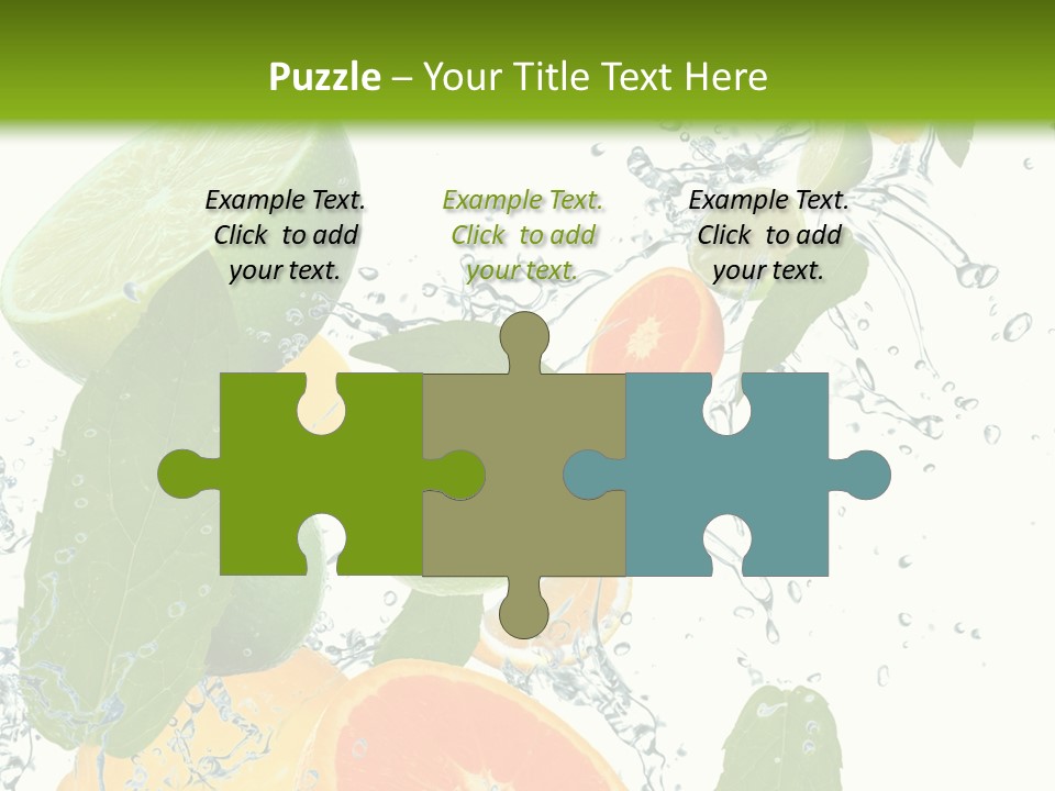 Lime Group Background PowerPoint Template