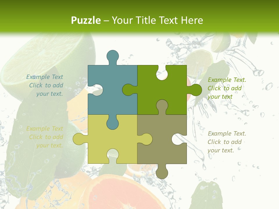 Lime Group Background PowerPoint Template