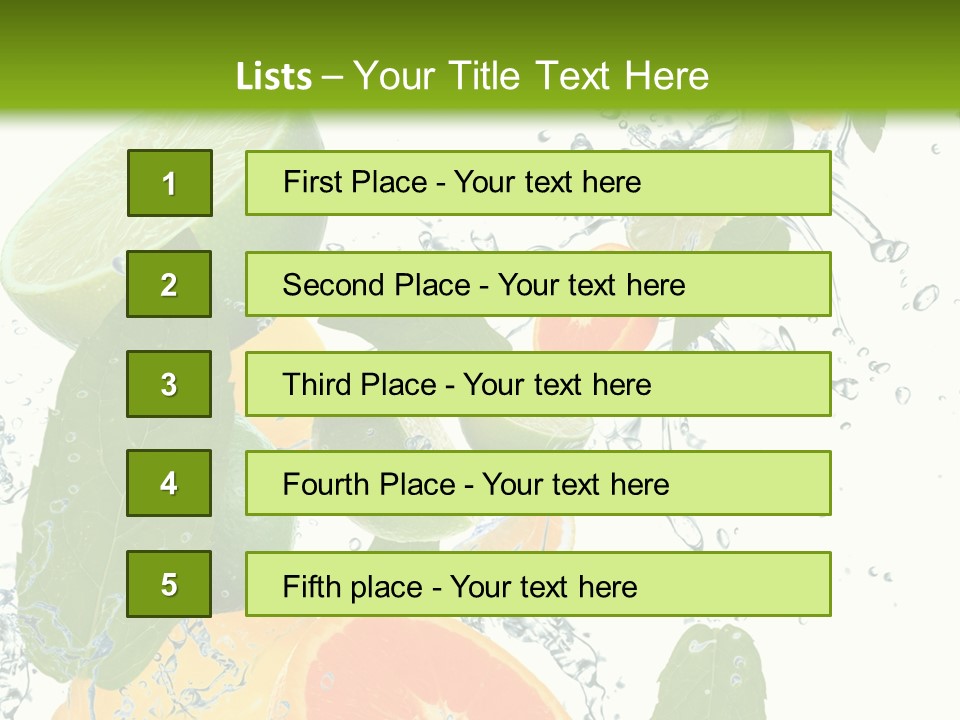 Lime Group Background PowerPoint Template