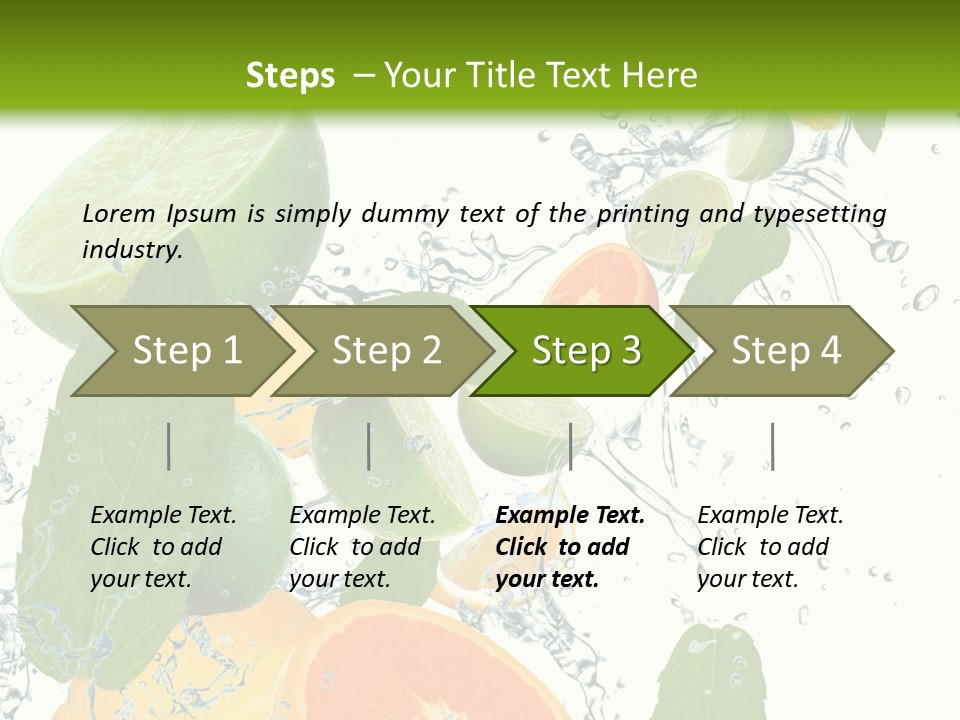 Lime Group Background PowerPoint Template