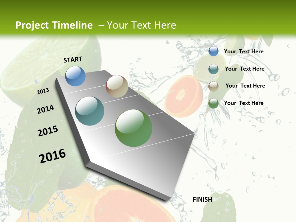 Lime Group Background PowerPoint Template
