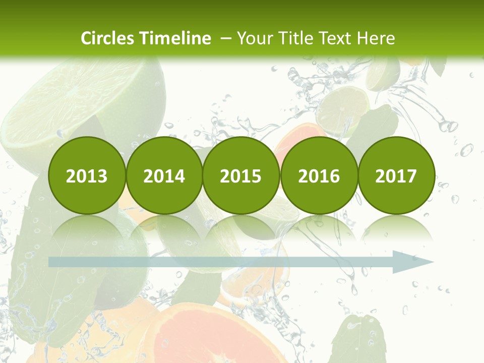 Lime Group Background PowerPoint Template