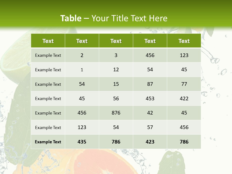 Lime Group Background PowerPoint Template